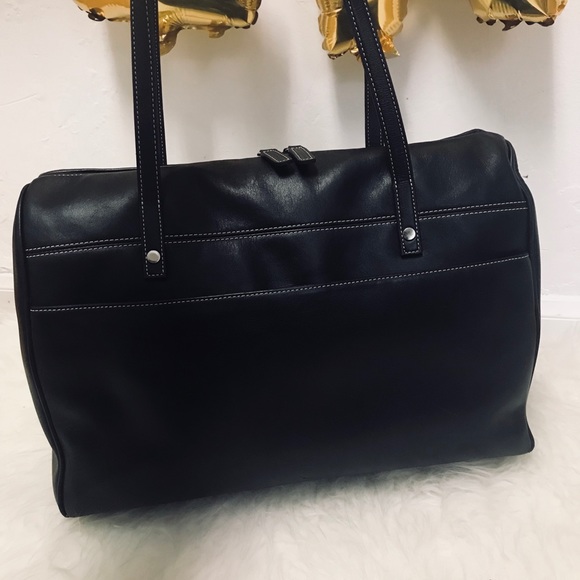 Levenger Handbags - Black Levenger Leather office bag